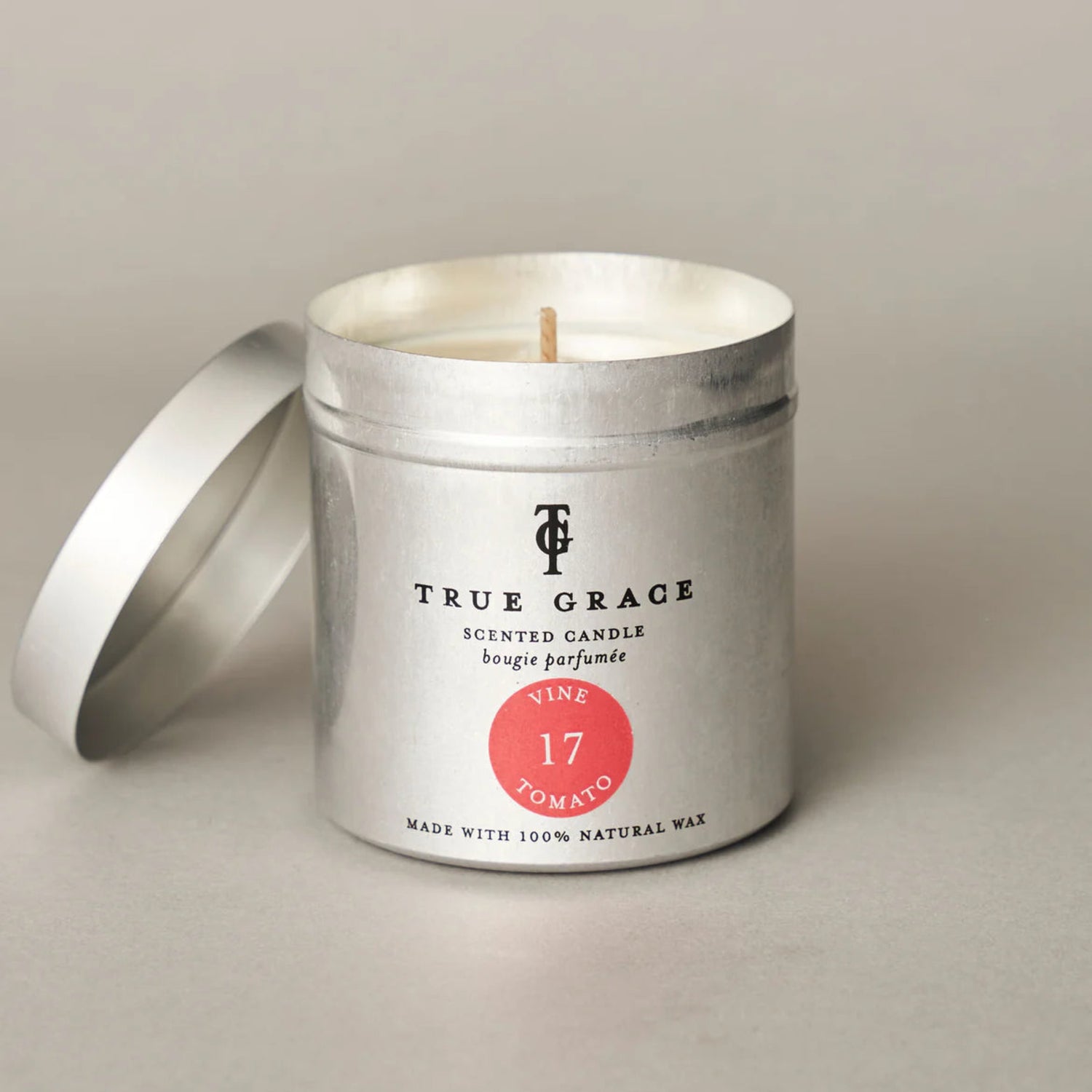 True Grace Vine Tomato No17 Candle Tin 250g