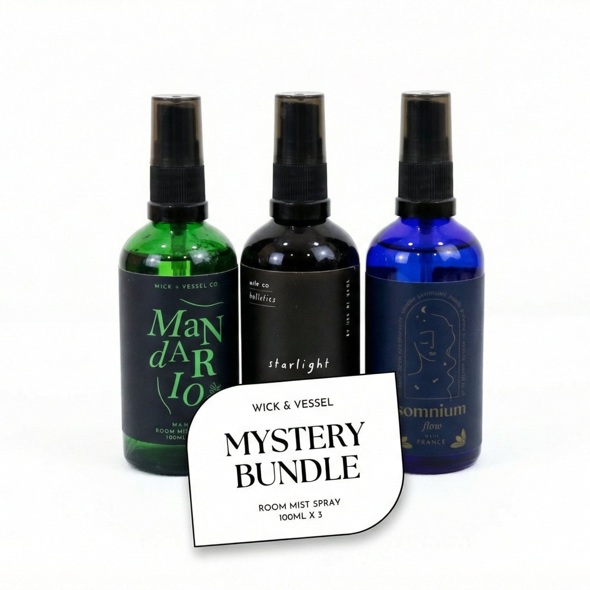 Wick &amp; Vessel Room Mist Spray 100ml x 3 Mystery Bundle