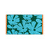 Orla Kiely Wildflower Towels Blue Lagoon
