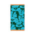 Orla Kiely Wildflower Towels Blue Lagoon