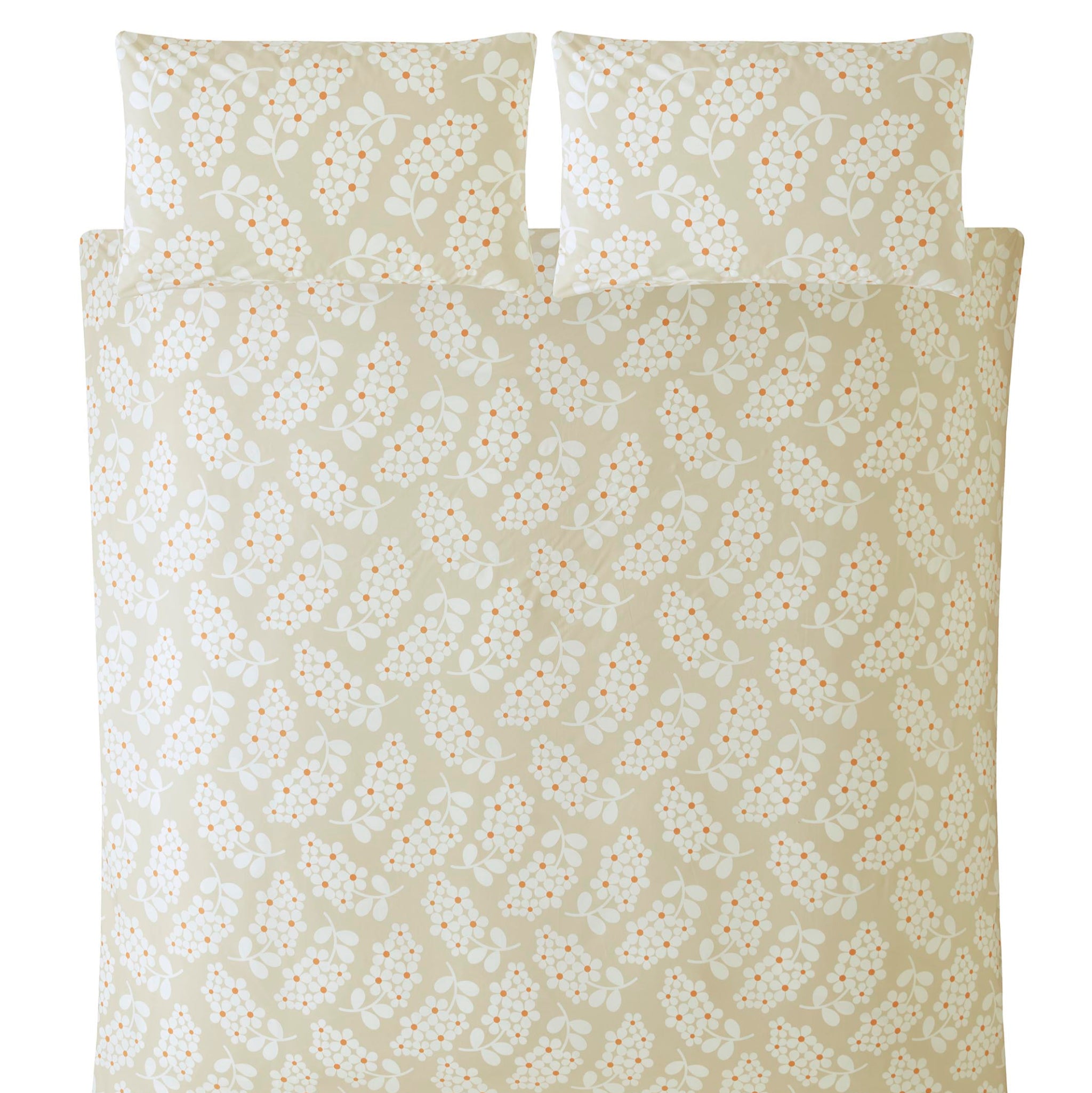 Orla Kiely Wisteria Taupe Duvet Cover &amp; Pillowcase Set