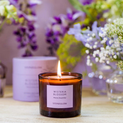 Stoneglow The Walled Garden Wisteria Blossom Candle 210g