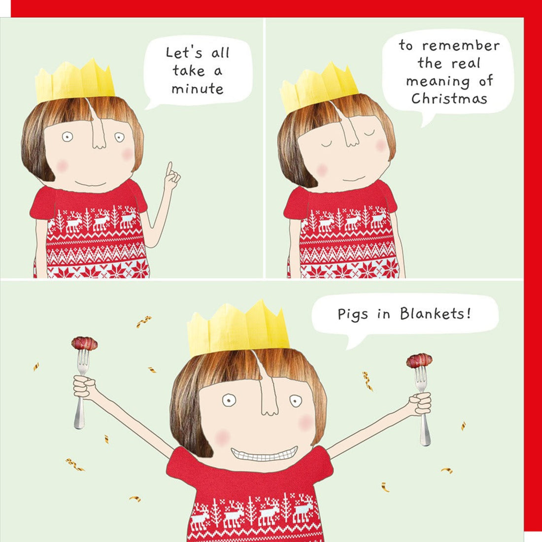 Rosie Made A Thing Christmas Card Real Meaning