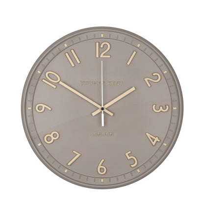 Thomas Kent 14&quot; Tresco Wall Clock Taupe