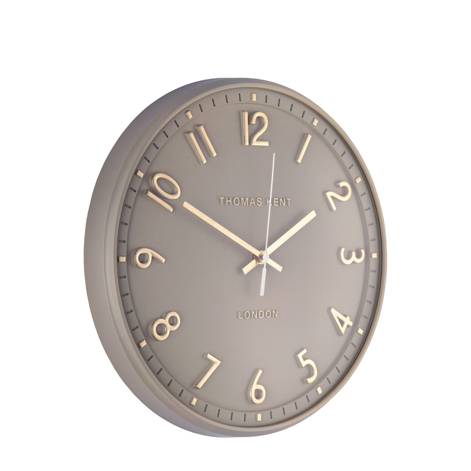 Thomas Kent 14&quot; Tresco Wall Clock Taupe