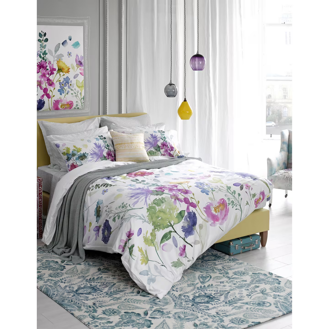 bluebellgray Tetbury Meadow Duvet Cover Set King