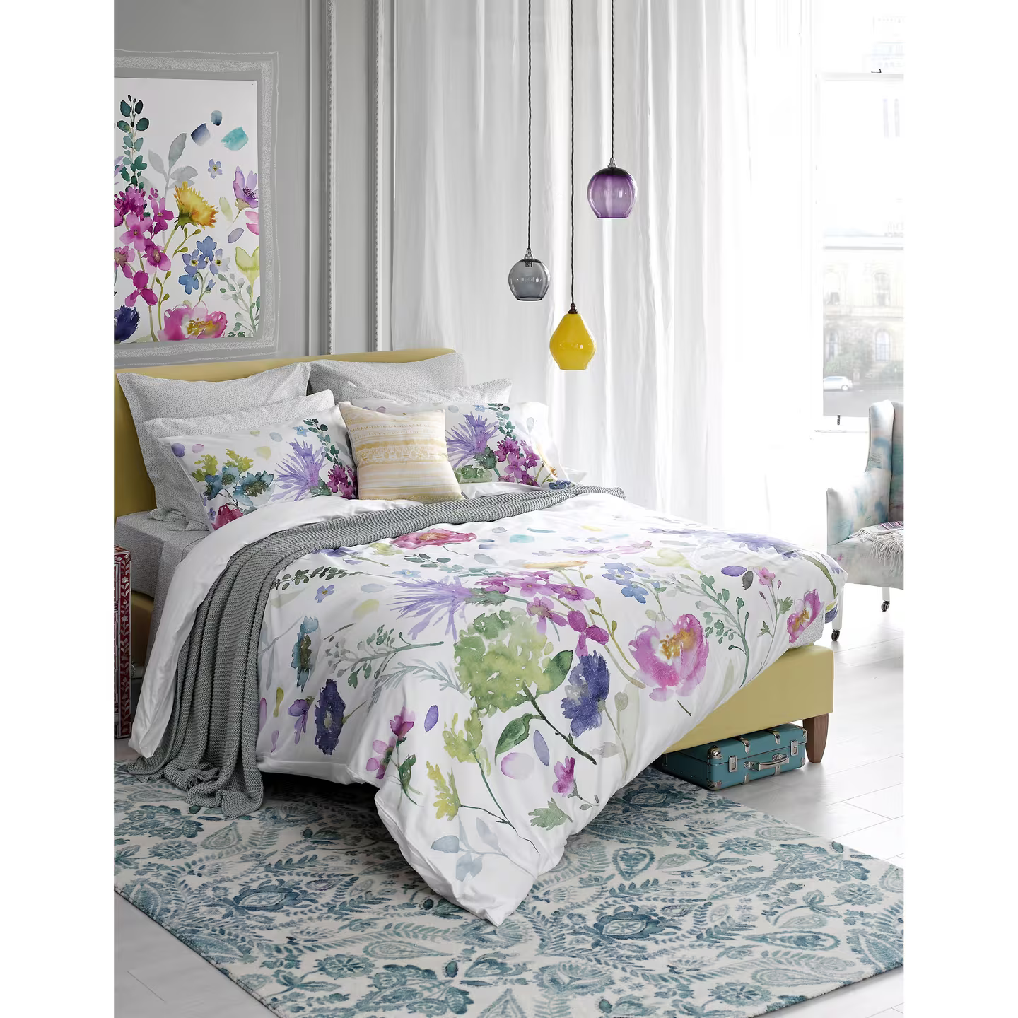 bluebellgray Tetbury Meadow Duvet Cover Set King