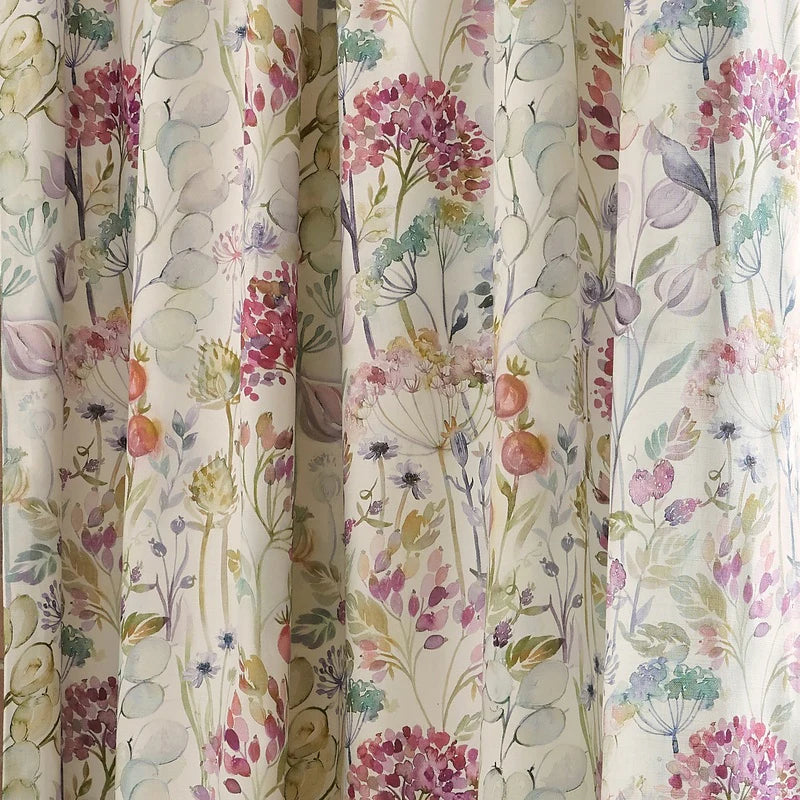 Voyage Maison Country Hedgerow Lotus Lined Pencil Pleat Curtains