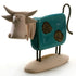 Enigma Stylish Moo Cow Large Sculpture Blue