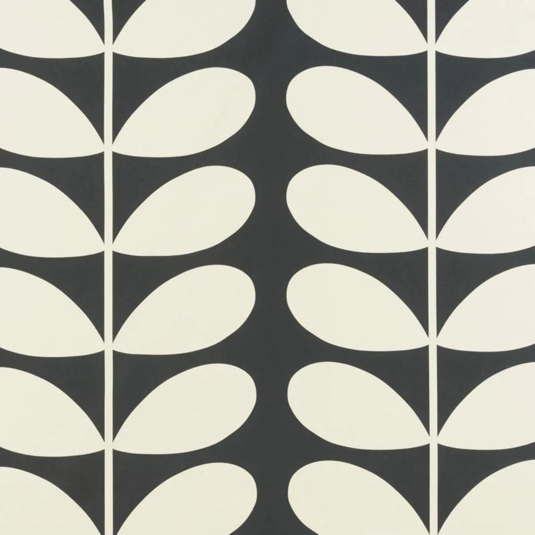 Orla Kiely Giant Stem Fabric Roll Cool Grey 20m