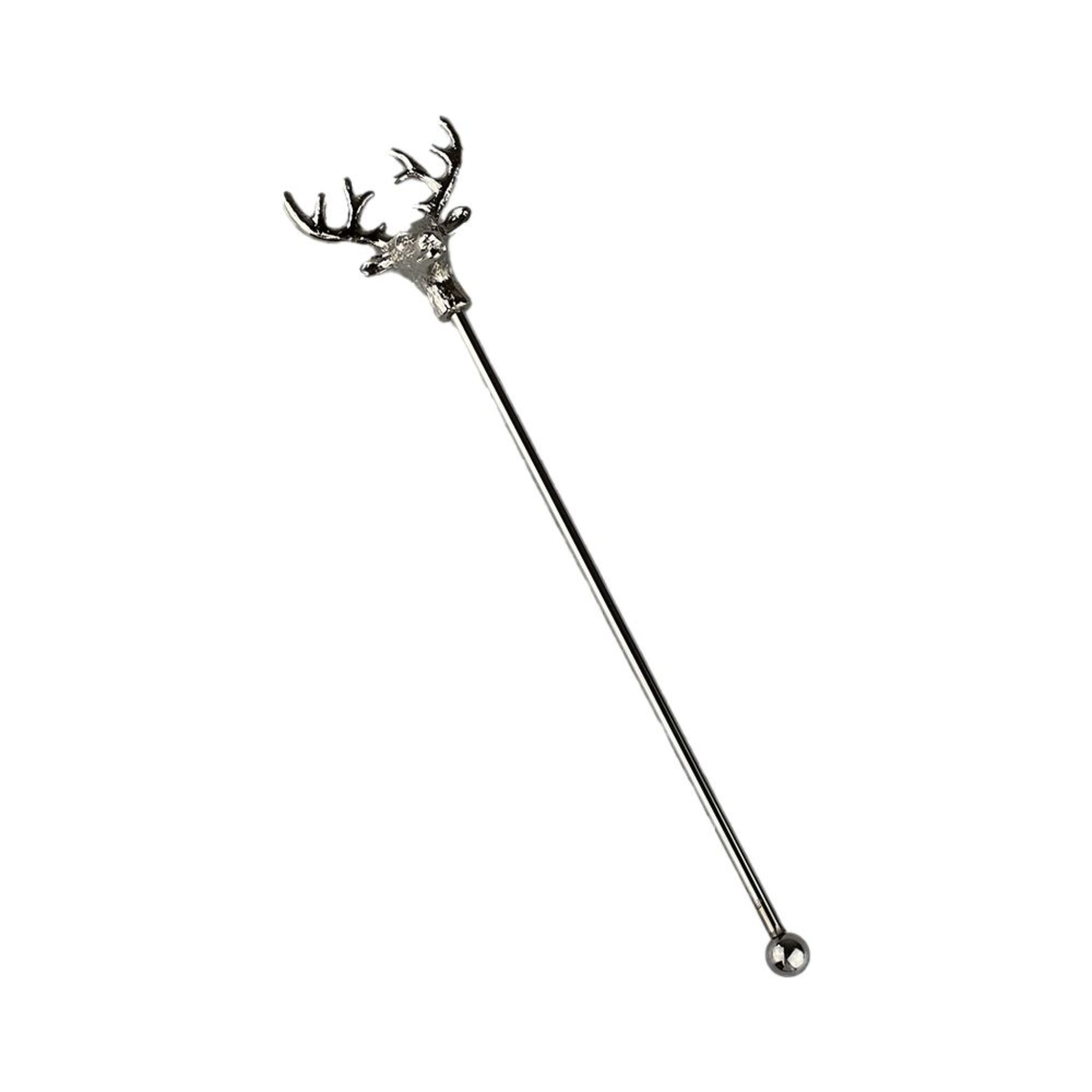 Selbrae House Drinks Stirrer Stag