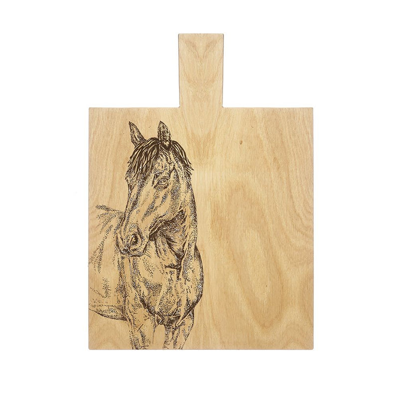 Scottish Made Oak Paddle Medium Horse