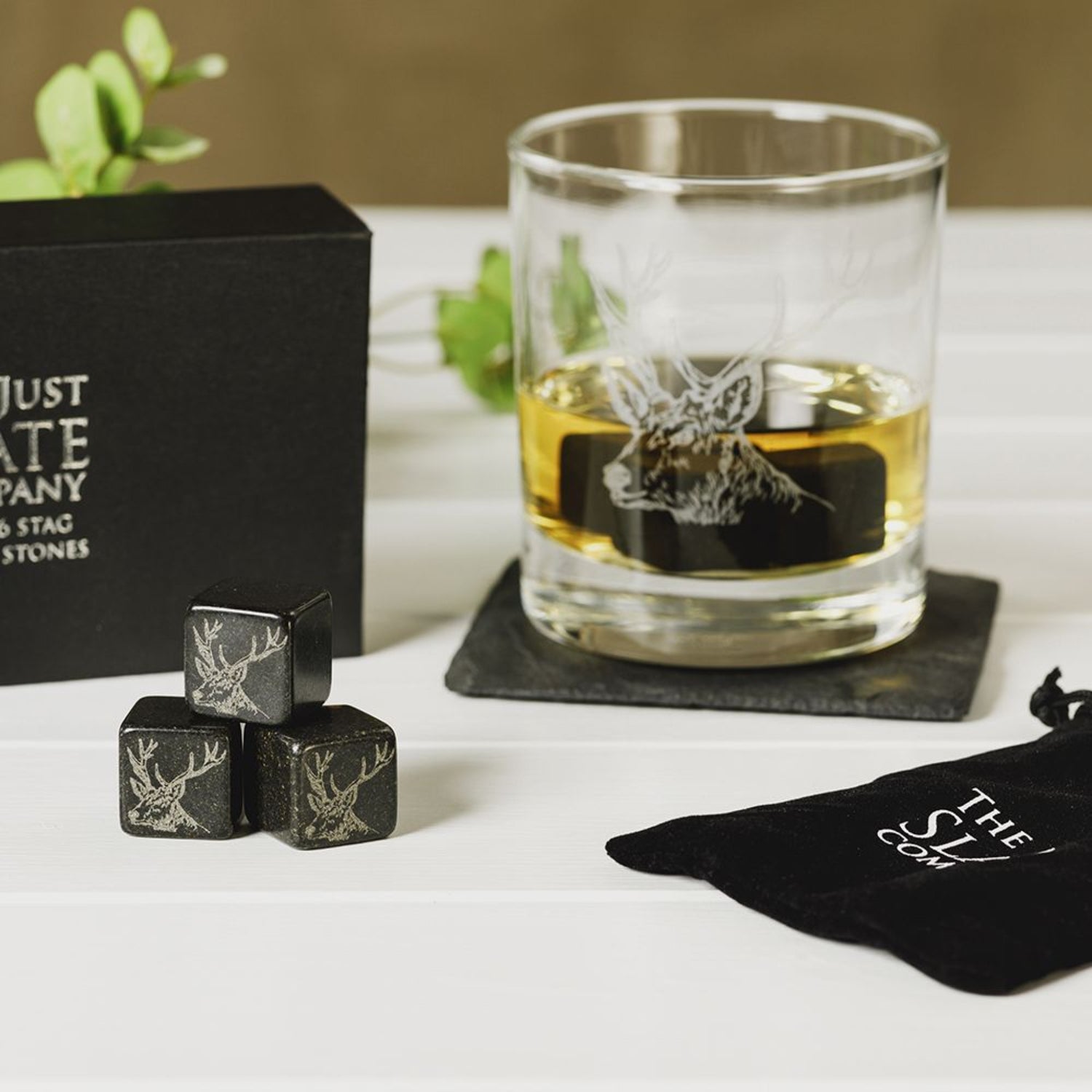 Selbrae House Stag Whiskey Stones Set of 6