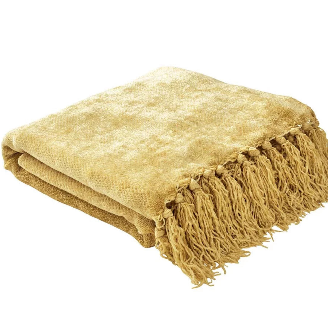 Laura Ashley Hamilton Antique Gold Throw