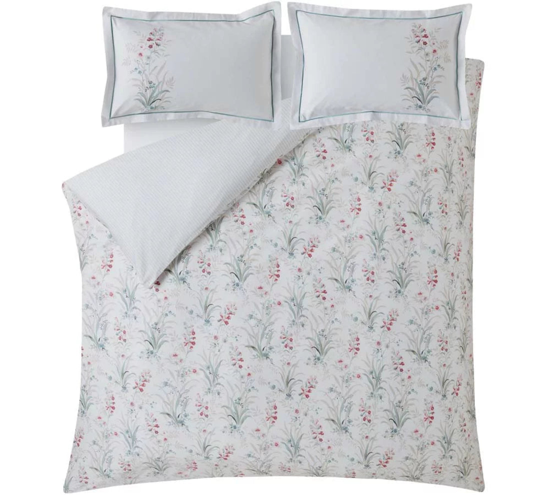 Laura Ashley Mosedale Posy Soft Natural Duvet Cover Set