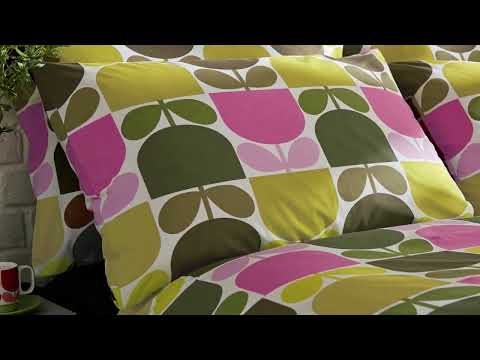 Orla Kiely Multi Block Stem Bedding Duvet Cover Set