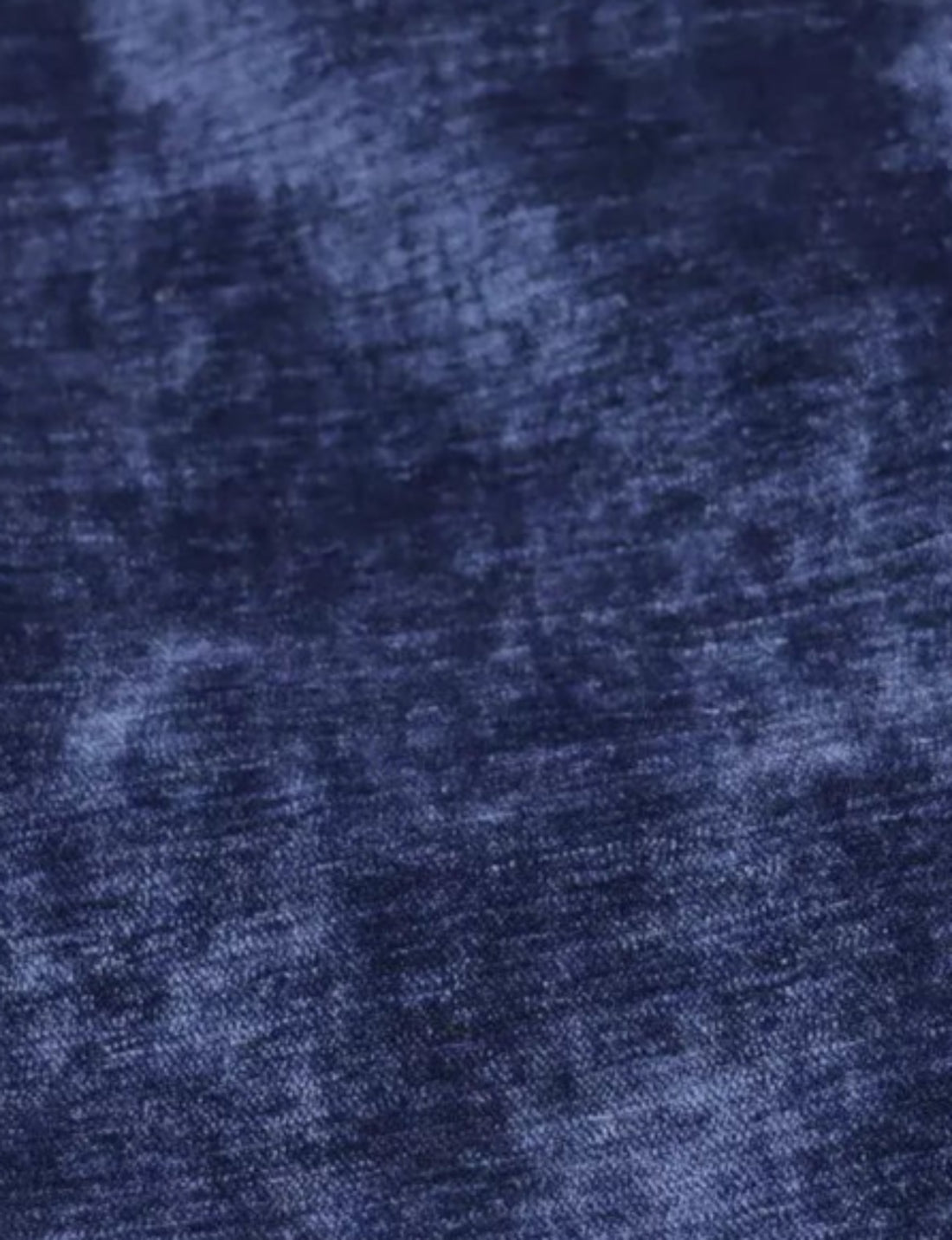 Voyage Maison Velvet Mimosa Fabric Navy Blue 21m