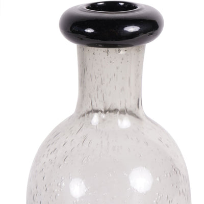 Smoked Glass Bottle Large by Libra 