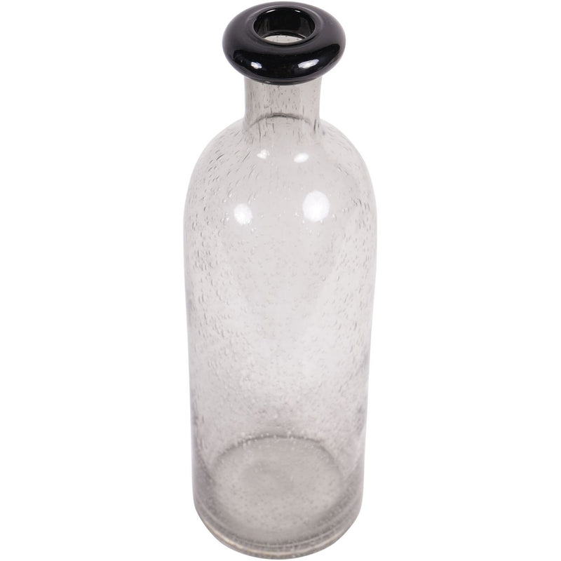 Smoked Glass Bottle Large by Libra 
