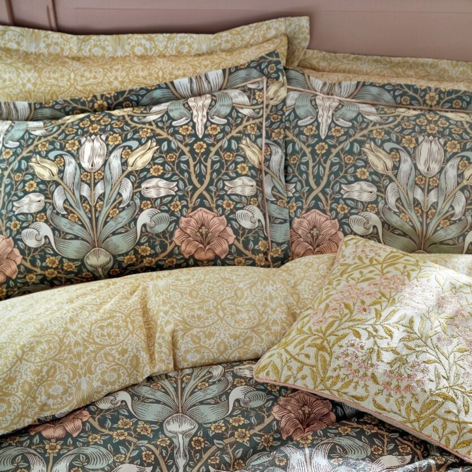 William Morris at Home Spring Thicket Duvet Cover Set Mineral