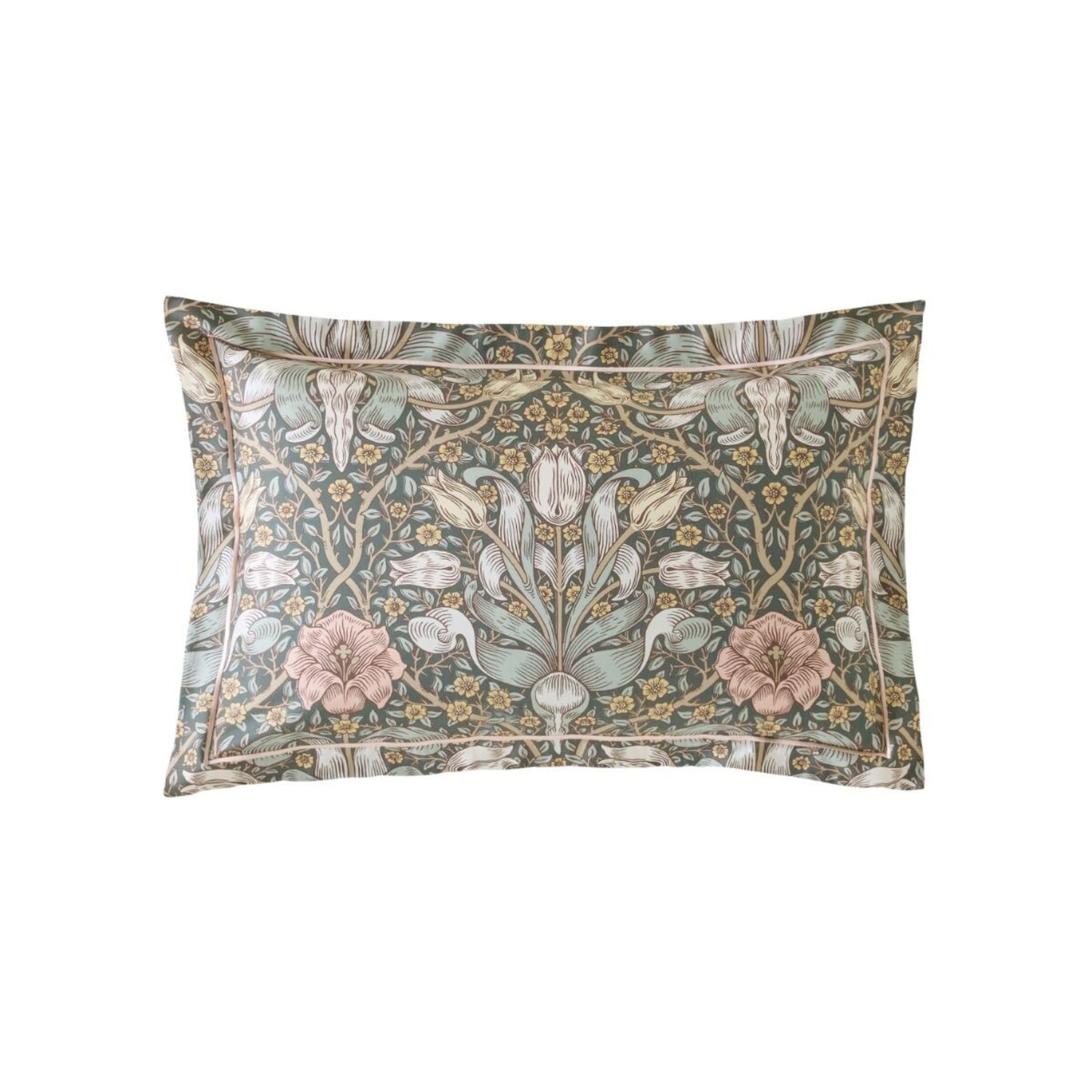 William Morris at Home Spring Thicket Duvet Cover Set Mineral pillowcase