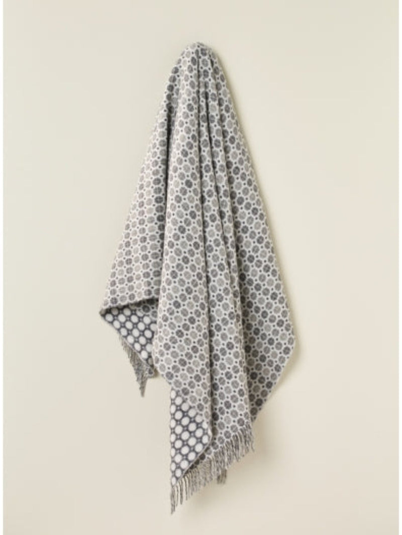 Bronte by Moon Milan Skye Grey Throw