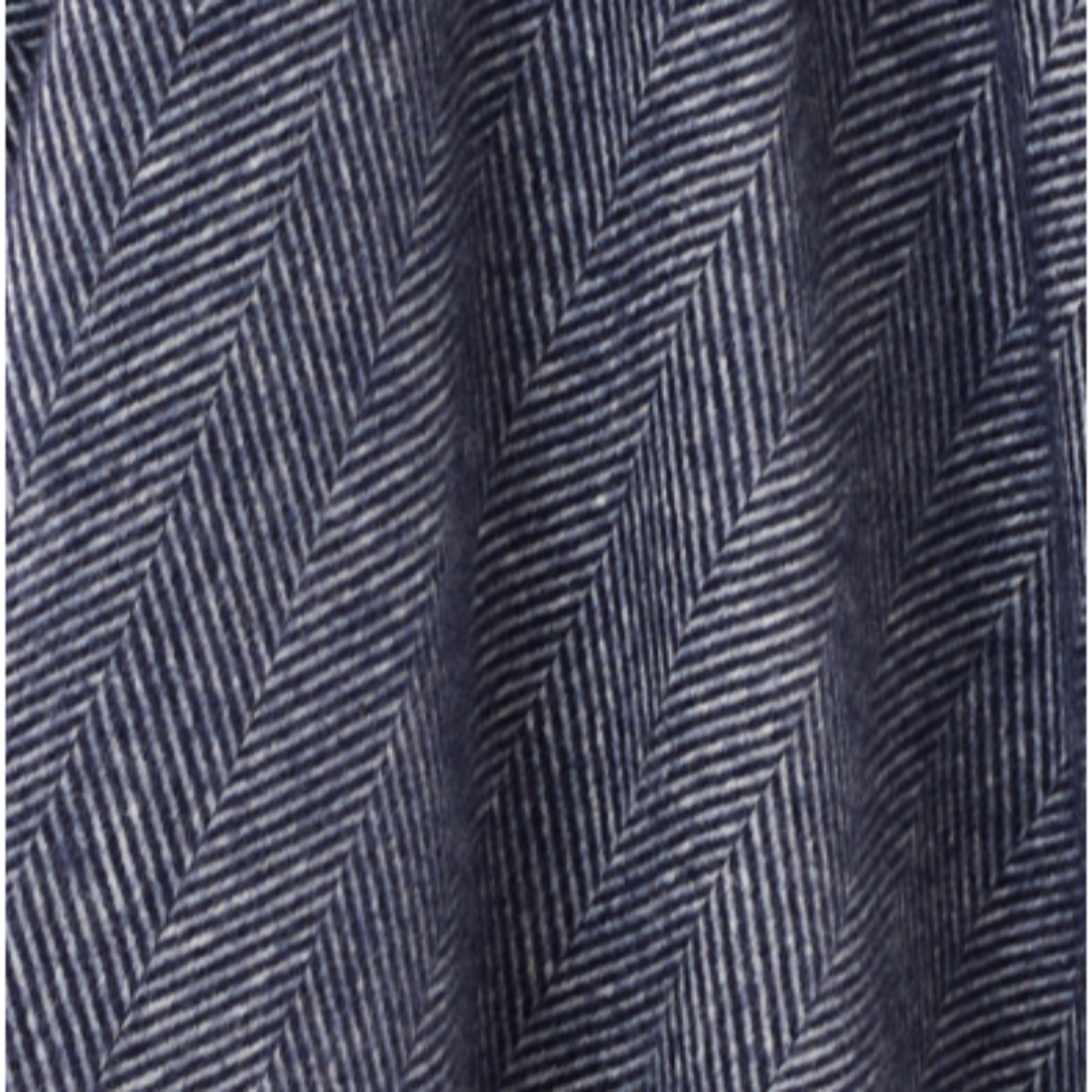 Bronte by Moon Herringbone Throw Navy