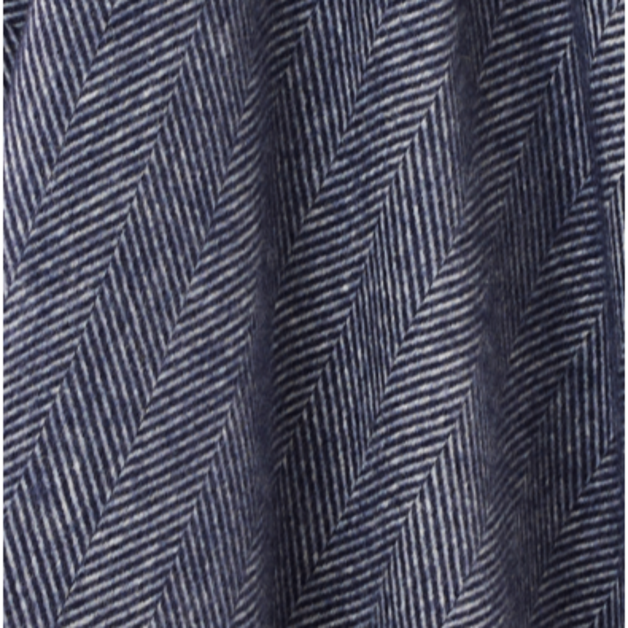 Bronte by Moon Herringbone Throw Navy