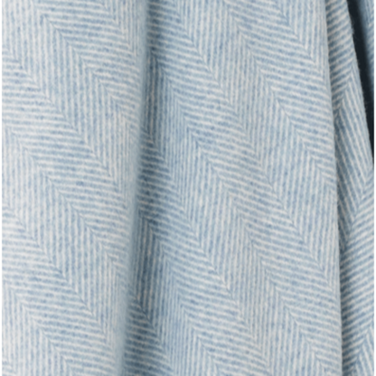 Bronte by Moon Herringbone Aqua Blue