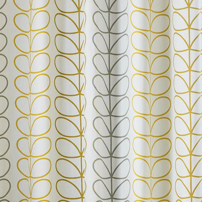 Orla Kiely Trio Eyelet Curtains Ochre - Packing Opened