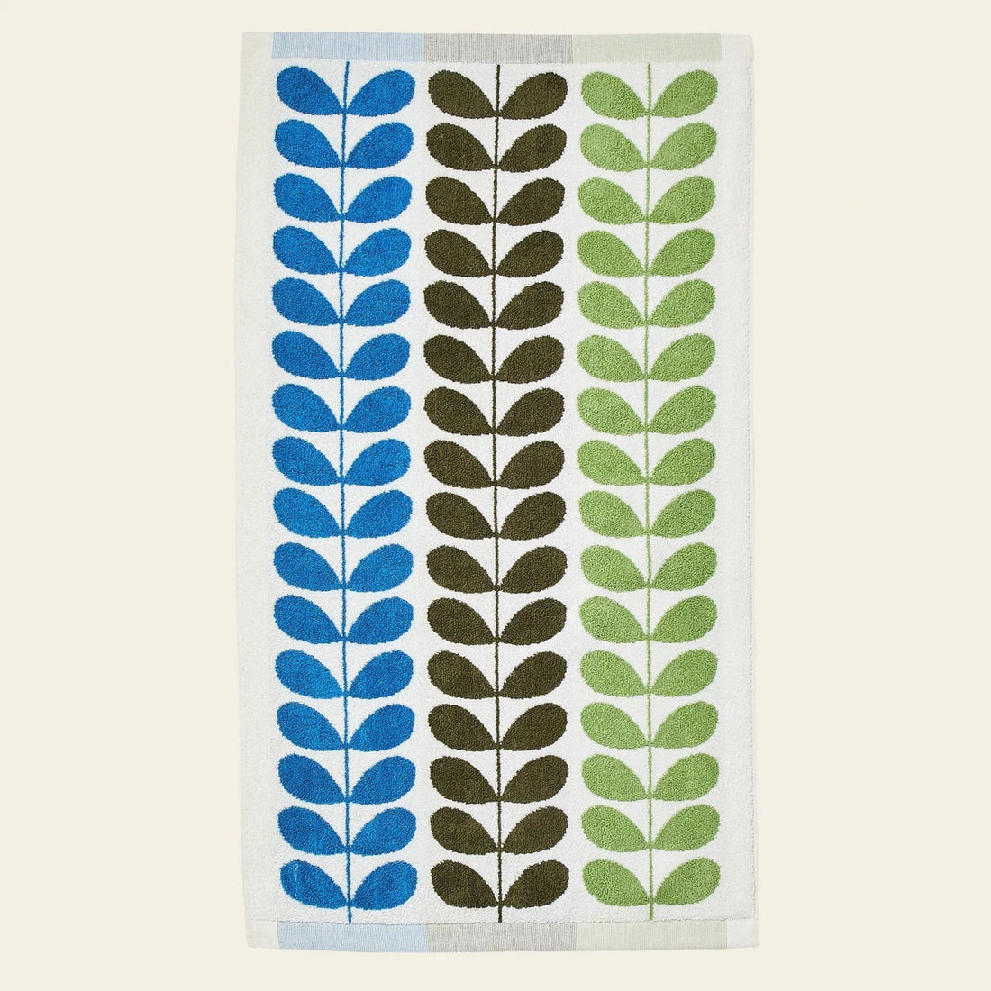 Orla Kiely Trio Stem Bath Towel Riviera