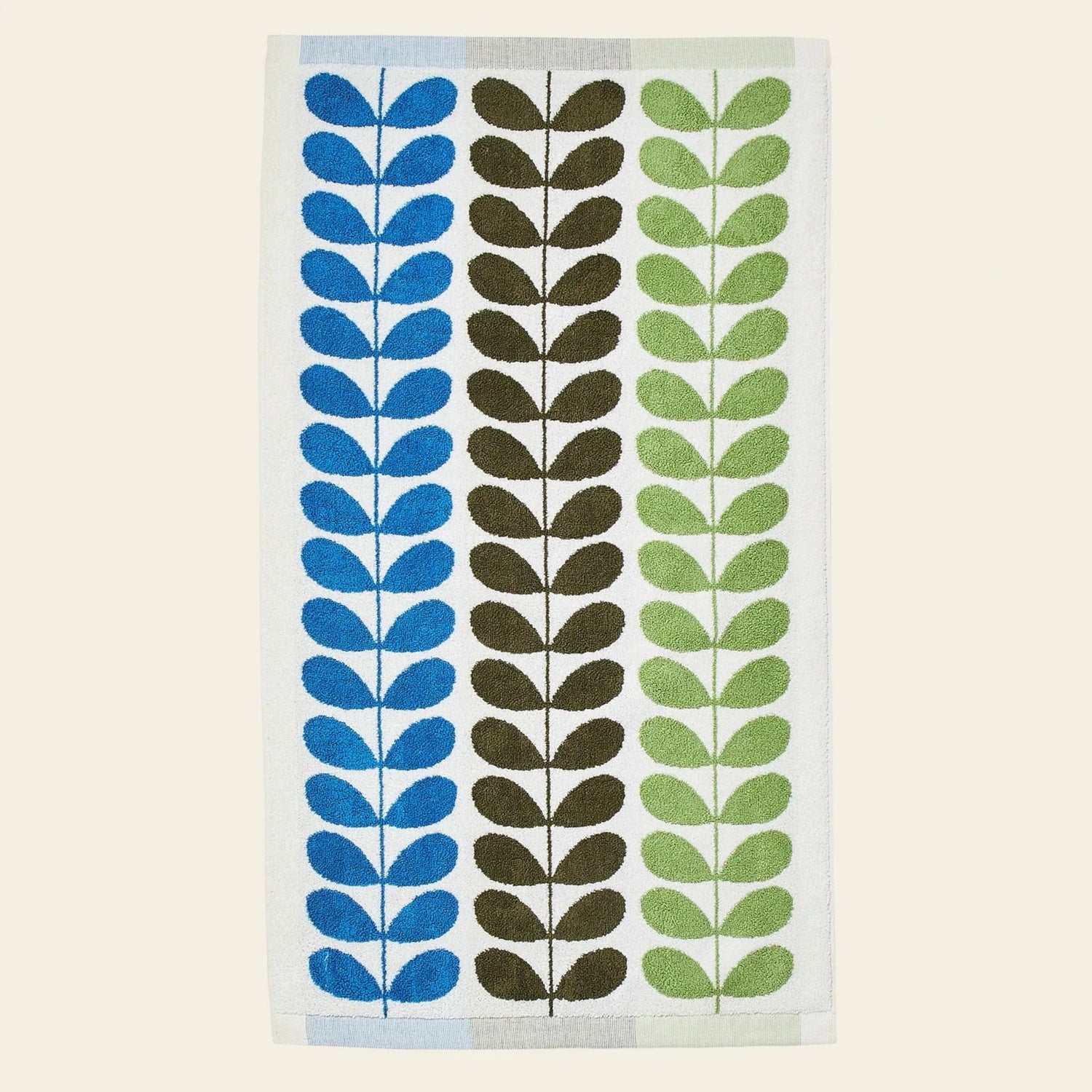 Orla Kiely Trio Stem Bath Towel Riviera