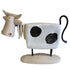 Enigma Stylish Moo Cow Large Sculpture White & Black