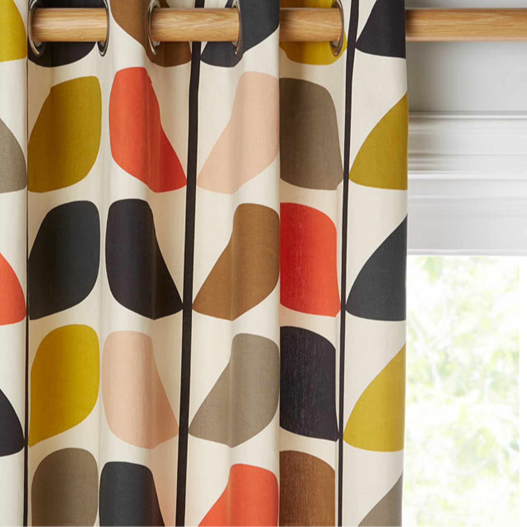 Orla Kiely Multi Stem Eyelet Curtains