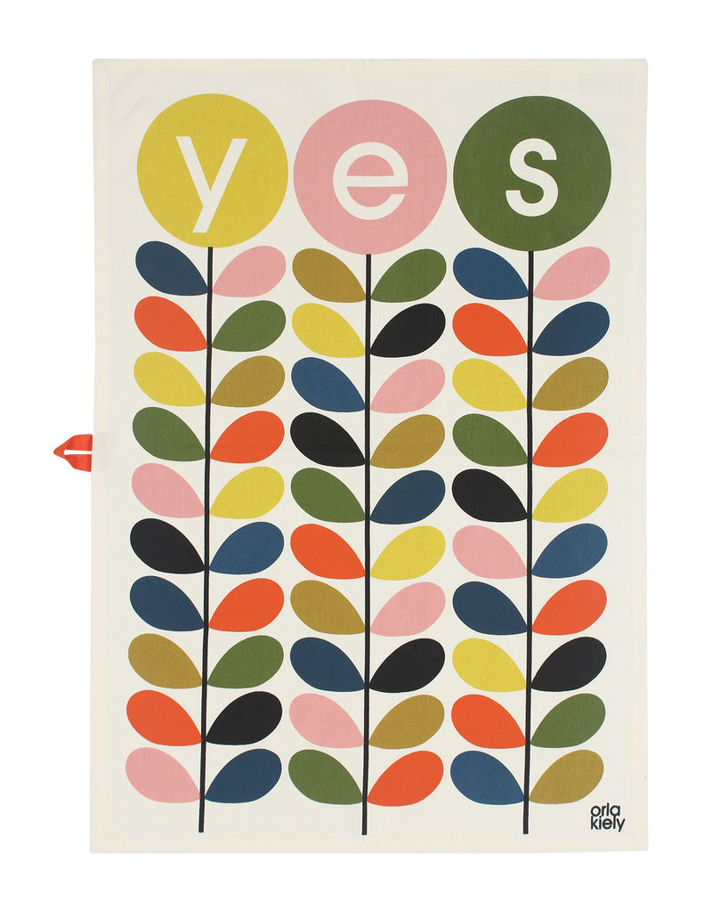 Orla Kiely Yes Stem Set of Two T-Towels