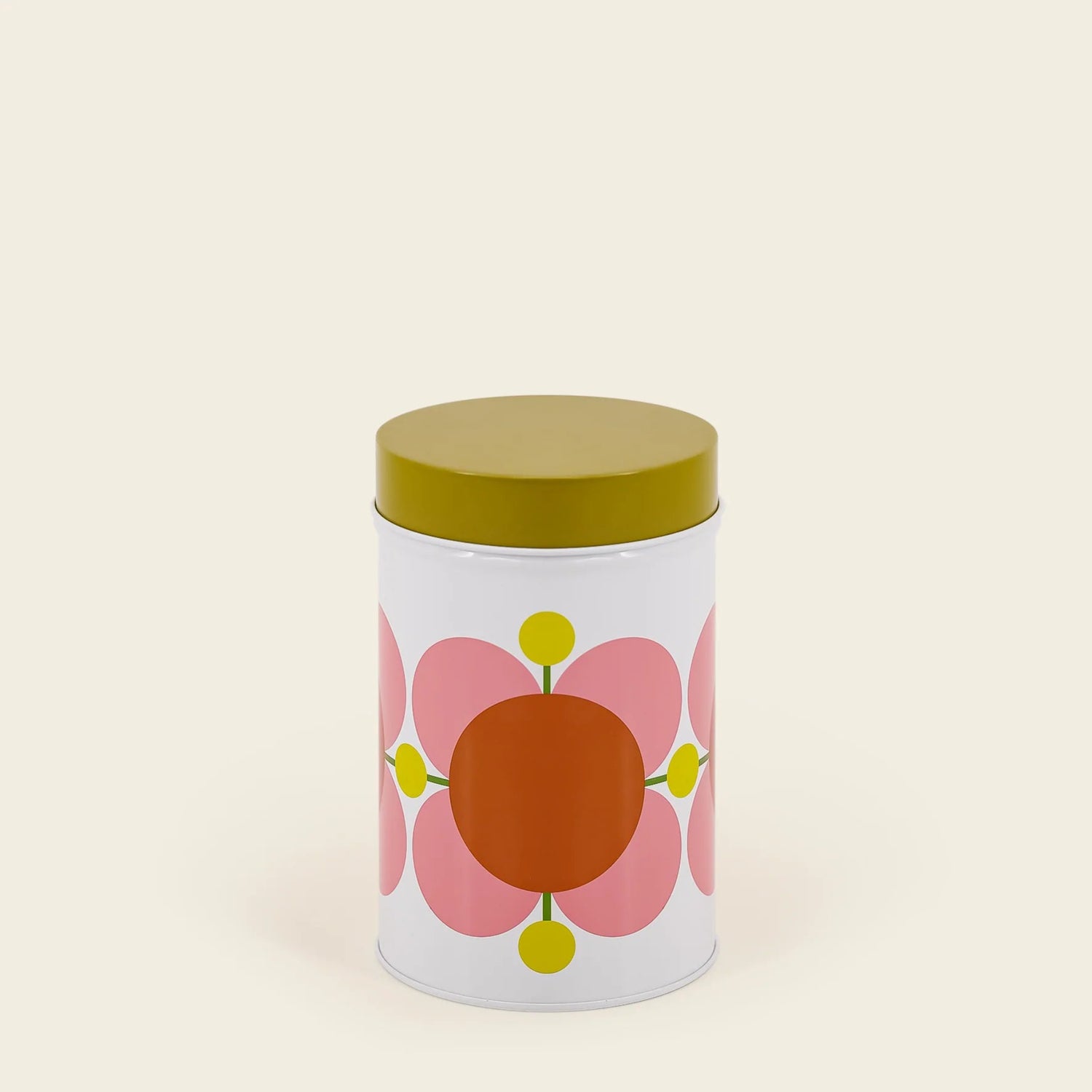 Orla Kiely Nesting Canister Tins in Set of 3 Atomic Flower