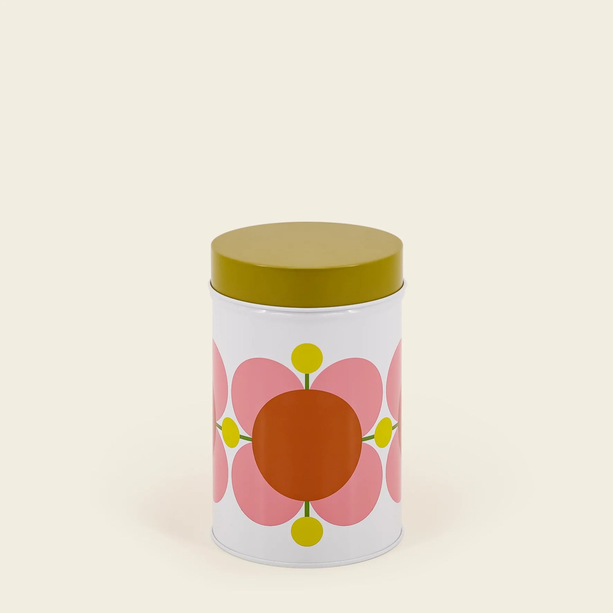 Orla Kiely Nesting Canister Tins in Set of 3 Atomic Flower
