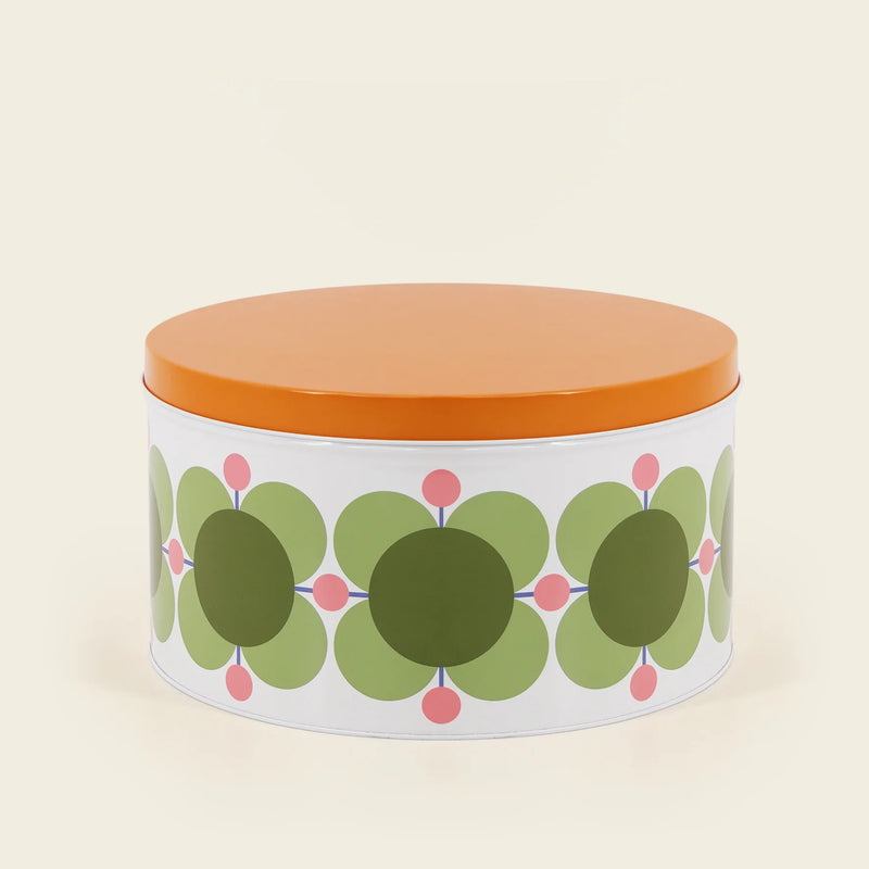 Orla Kiely Nesting Cake Tins in Set of 3 Bubblegum/Basil