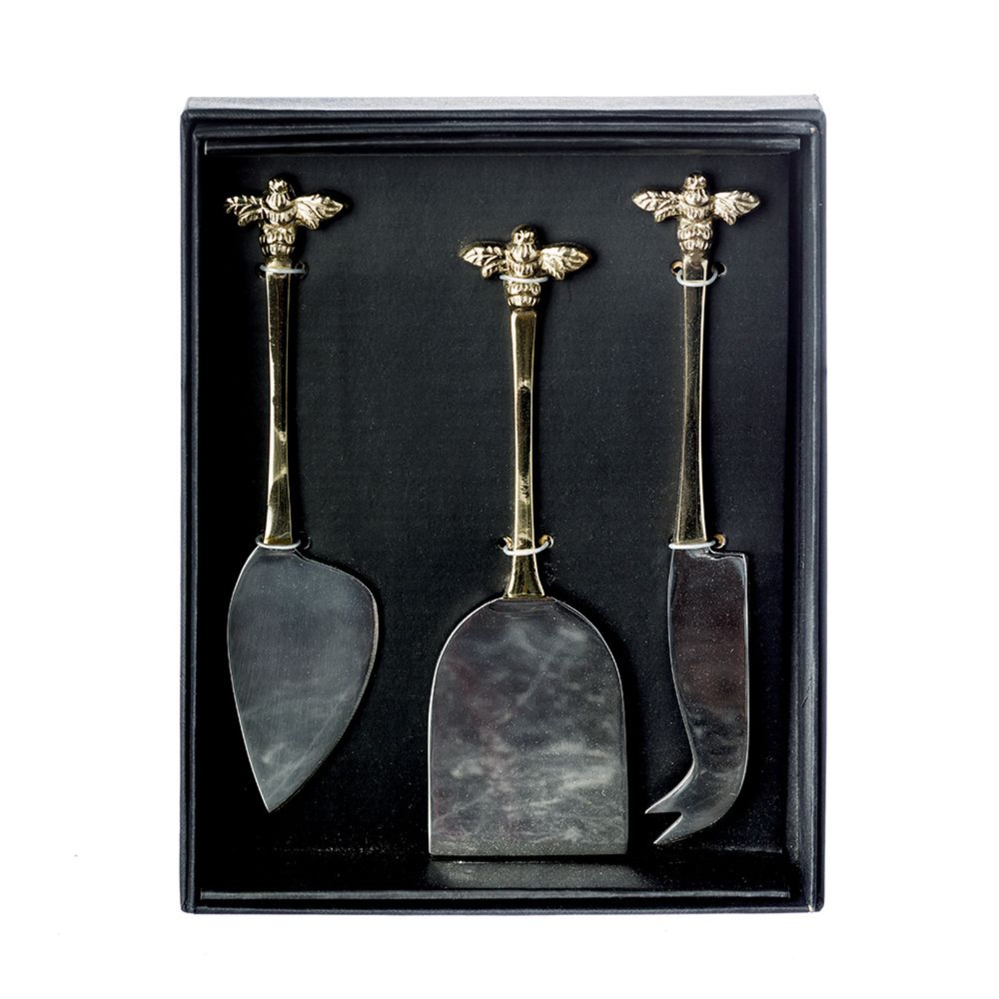 Selbrae House 3 Gold Bee Cheese Knives
