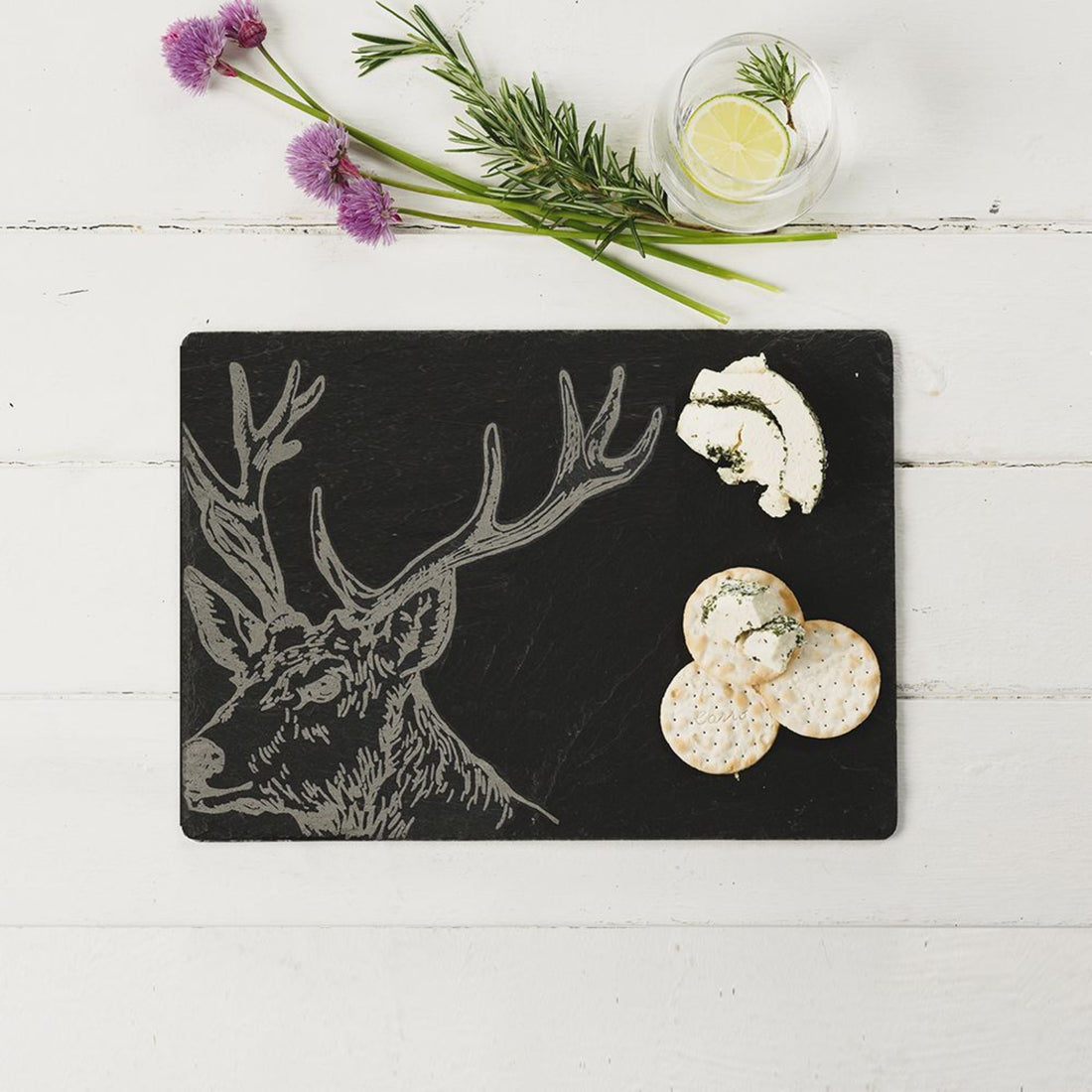 Selbrae House Slate Stag Cheese Board