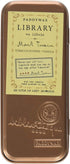 a brown box with a yellow label
