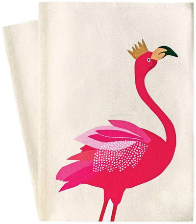 Sara Miller Tea Towel Flamingo