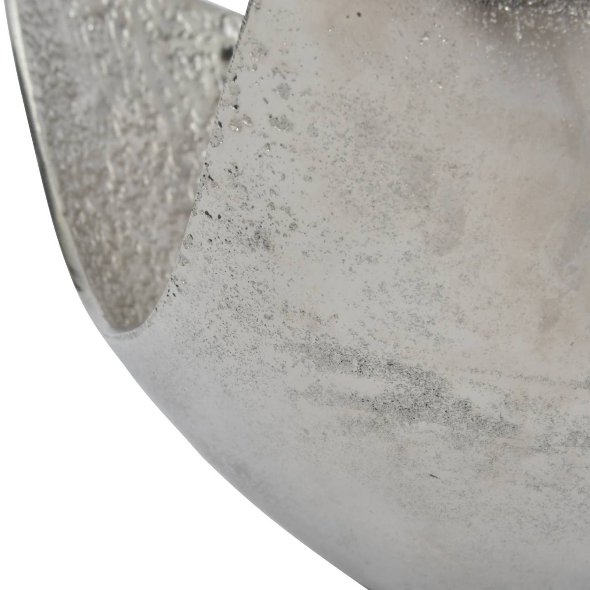 Libra Silver Peel Abstract Bowl Small 24cm x 22cm x 16cm