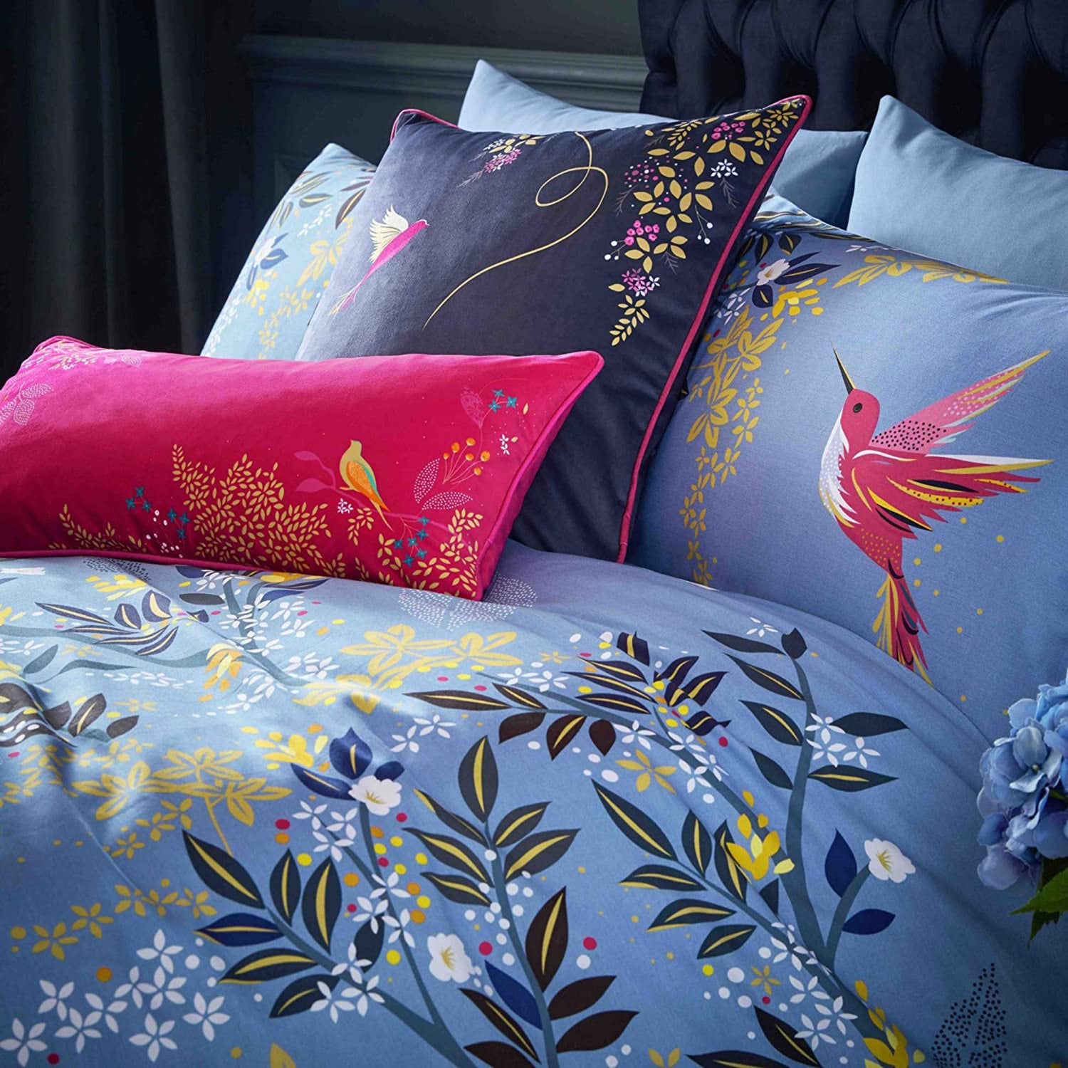 Sara Miller Hummingbird Pillowcase Set of 2 Standard 50x75cm