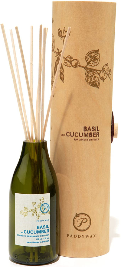 Paddywax Eco Green Fragrance Diffuser Basil & Cucumber