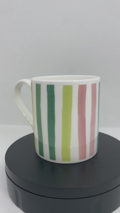 Bluebellgray Market Stripe Celadon Mug 300ml
