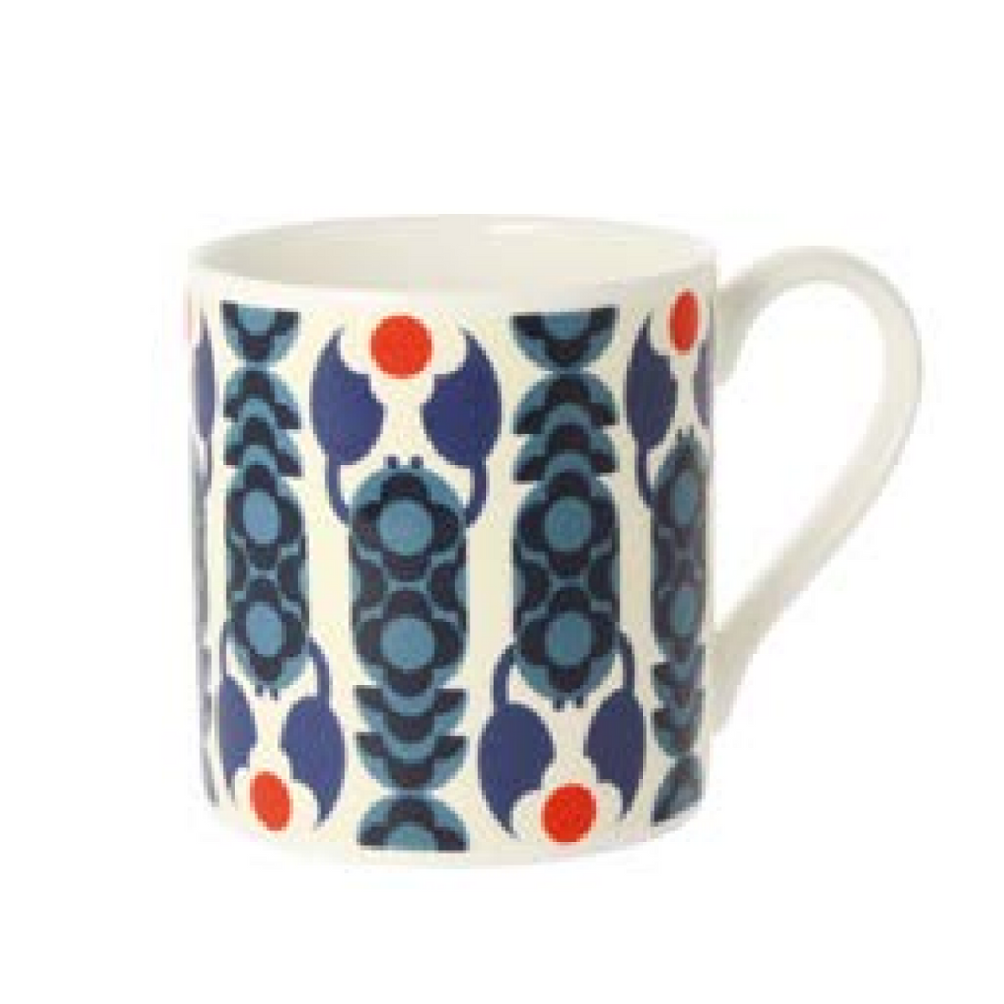 Orla Kiely Lobster Pot Mug Navy 350ml