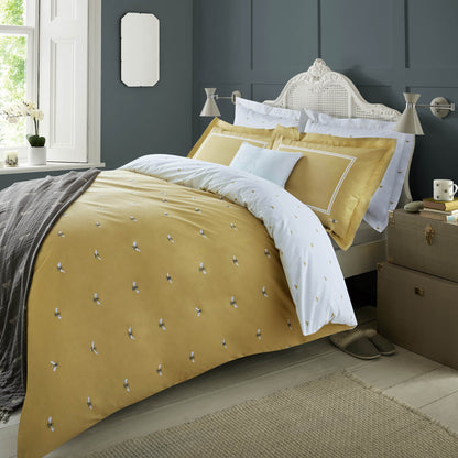 Sophie Allport Bee Duvet Cover Set Mustard Yellow