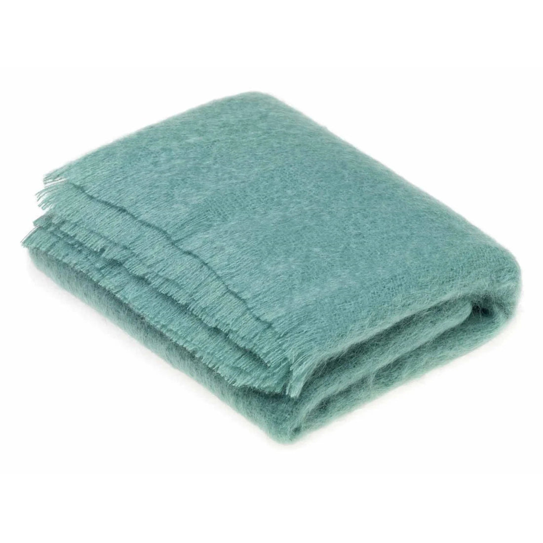 Bronte By Moon Luxury Mohair Throw Jade