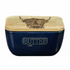 Selbrae House Highland Cow Oak and Ceramic Butter Dish - Blue